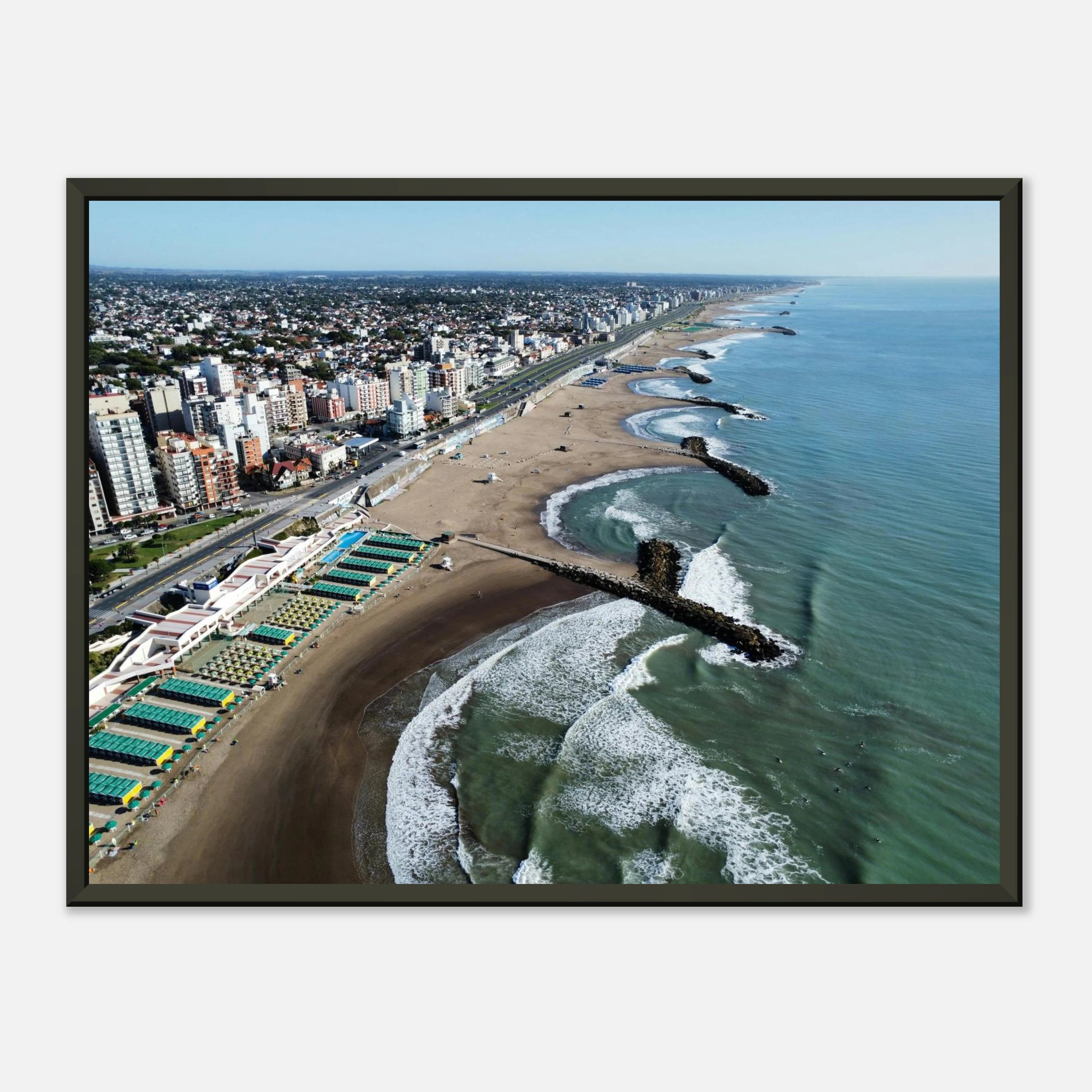 Playa Aereo - Poster Enmarcado