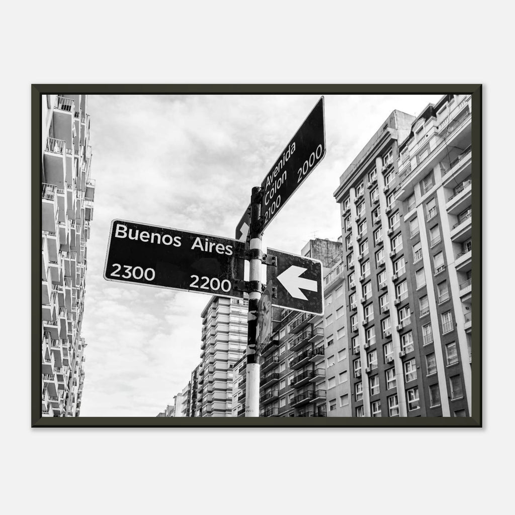 Colon & Buenos Aires - Poster Enmarcado
