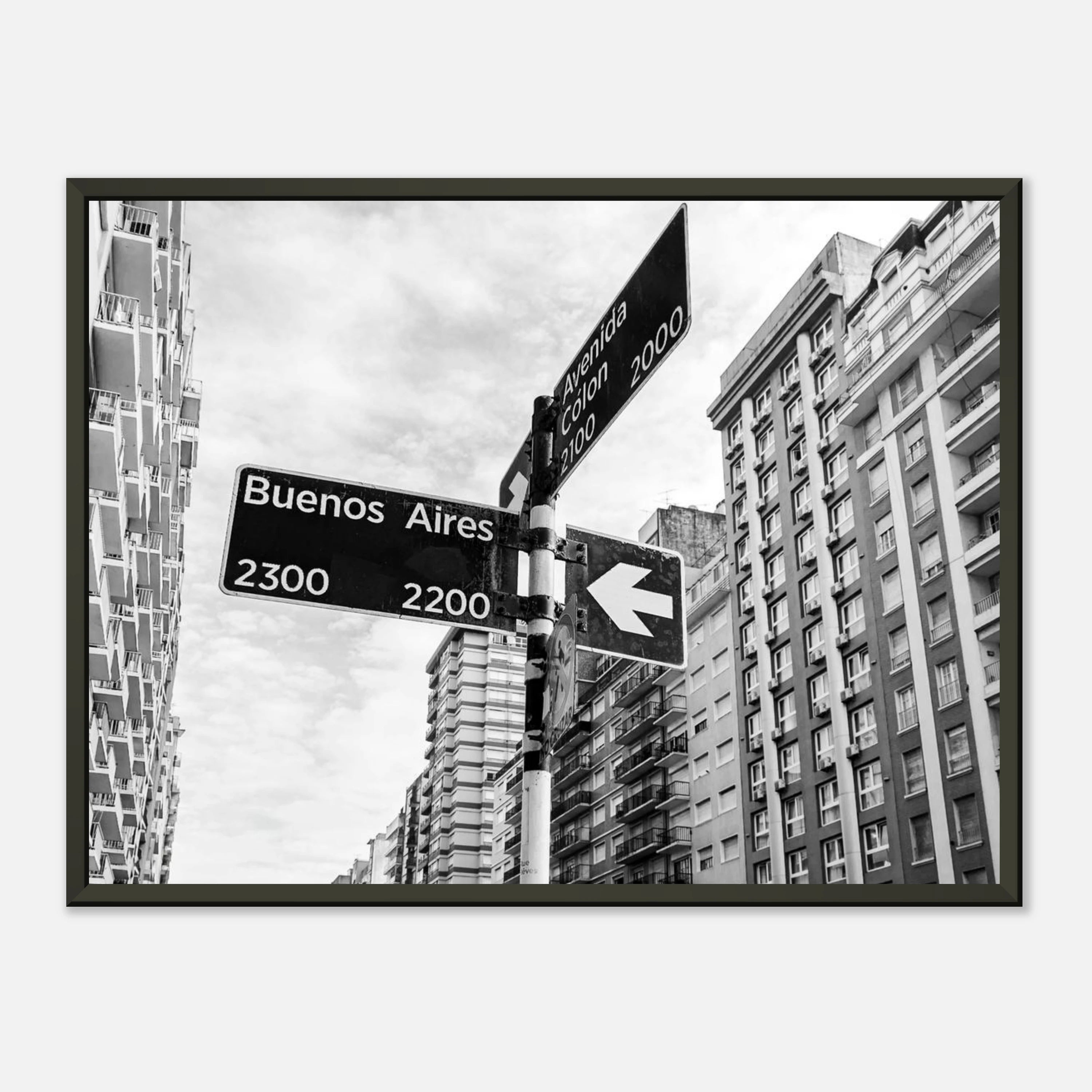 Colon & Buenos Aires - Poster Enmarcado