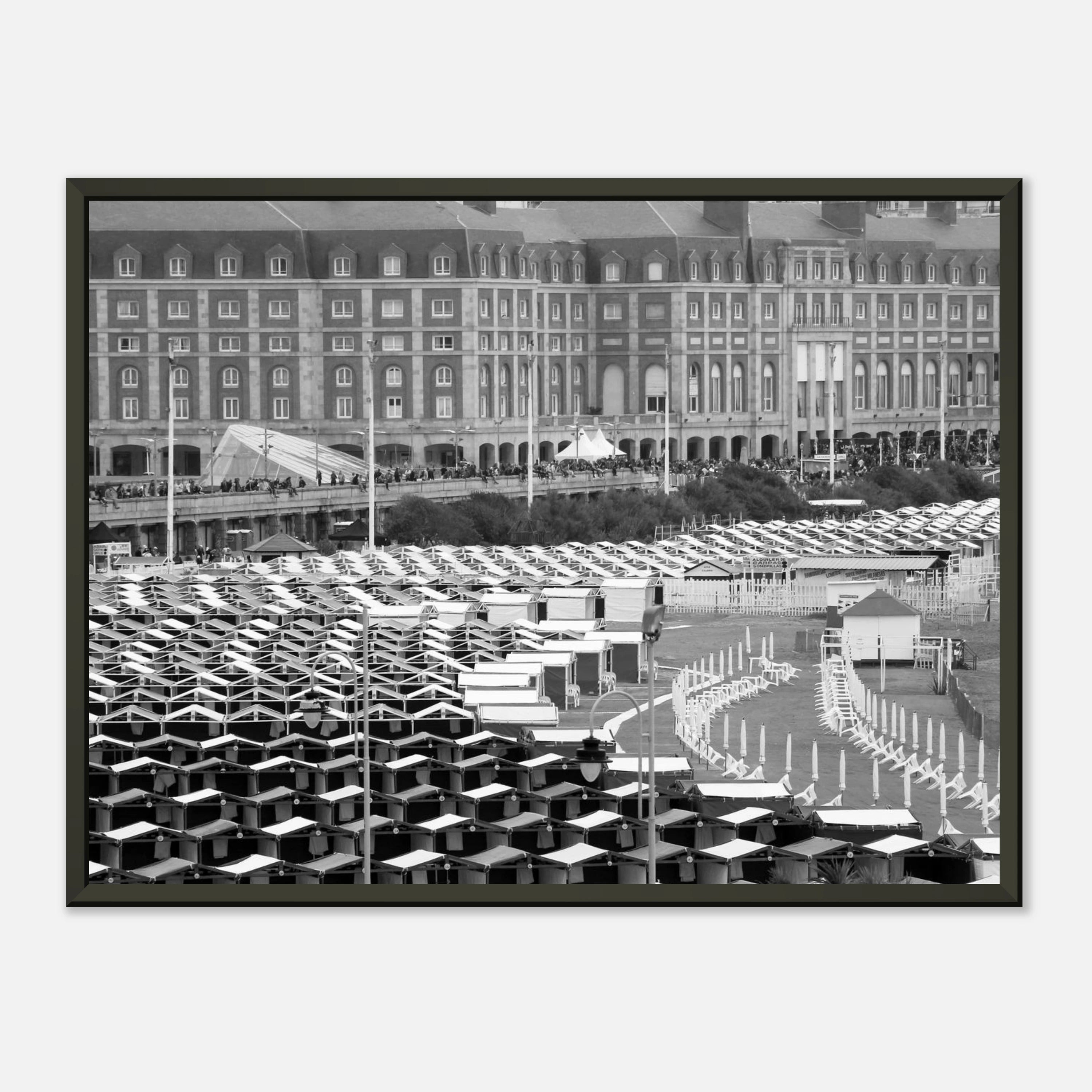 Rambla B&W - Poster Enmarcado