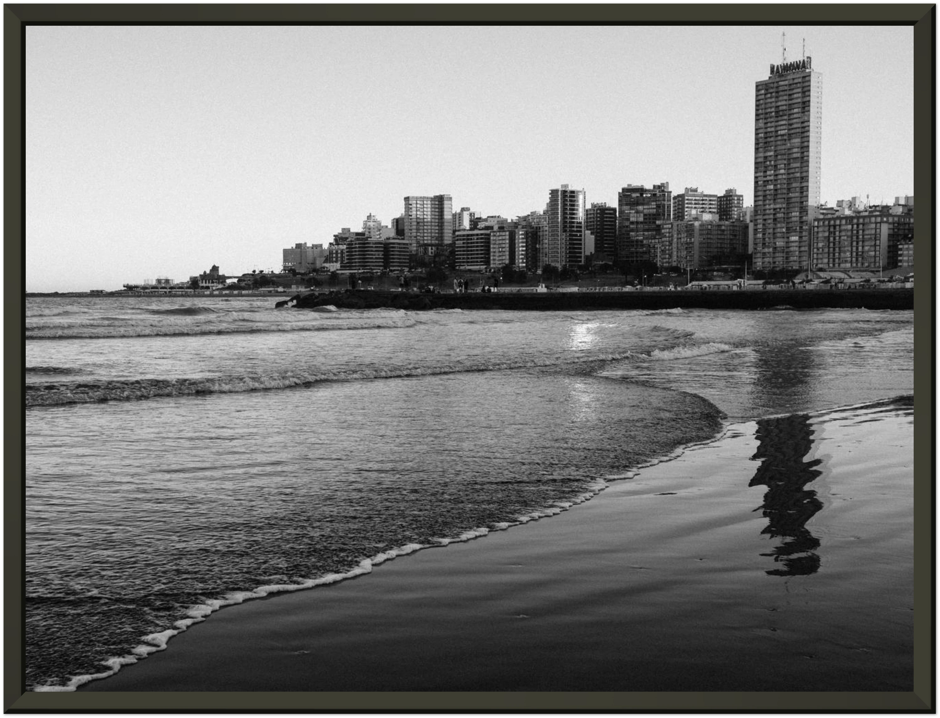 Costa B&W - Poster Enmarcado