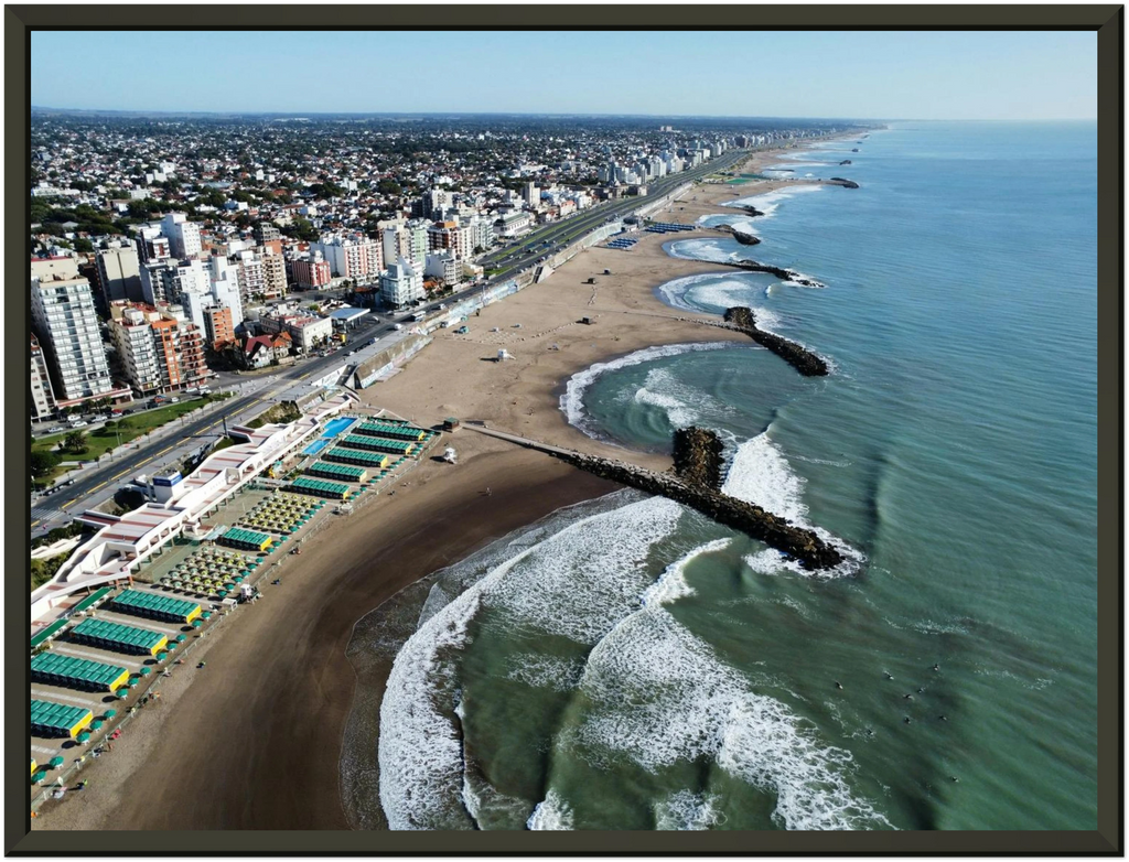 Playa Aereo - Poster Enmarcado