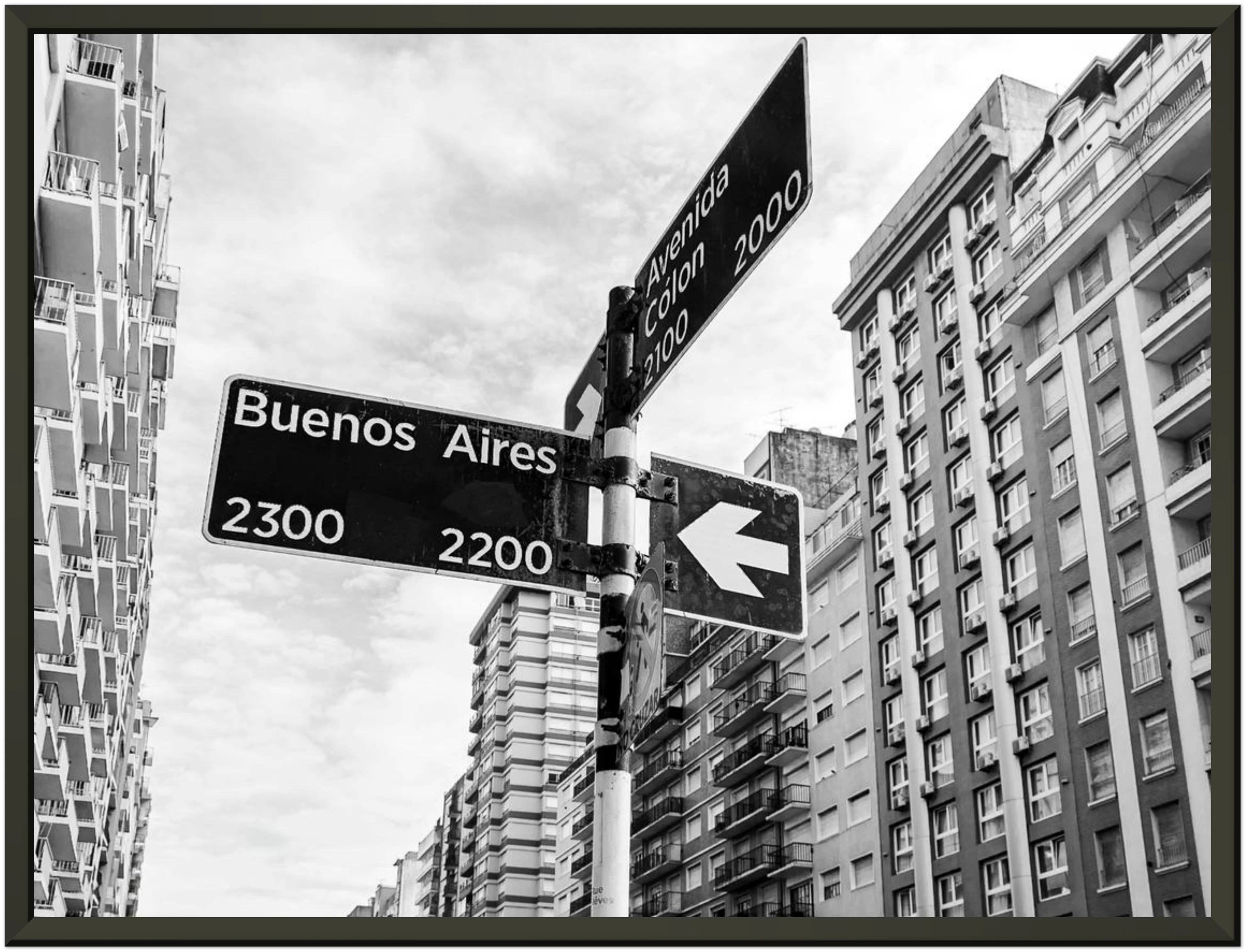 Colon & Buenos Aires - Poster Enmarcado